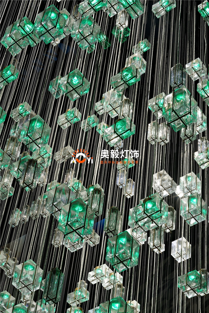 工艺玻璃 琉璃 艺术吊灯