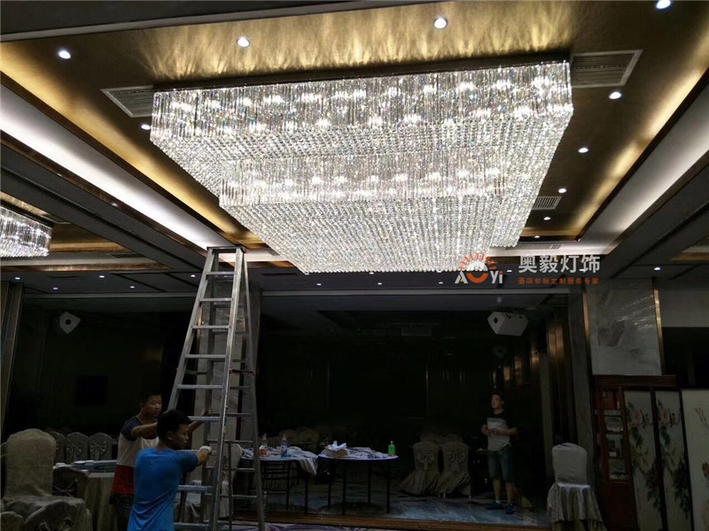 酒店会所 大堂水晶灯