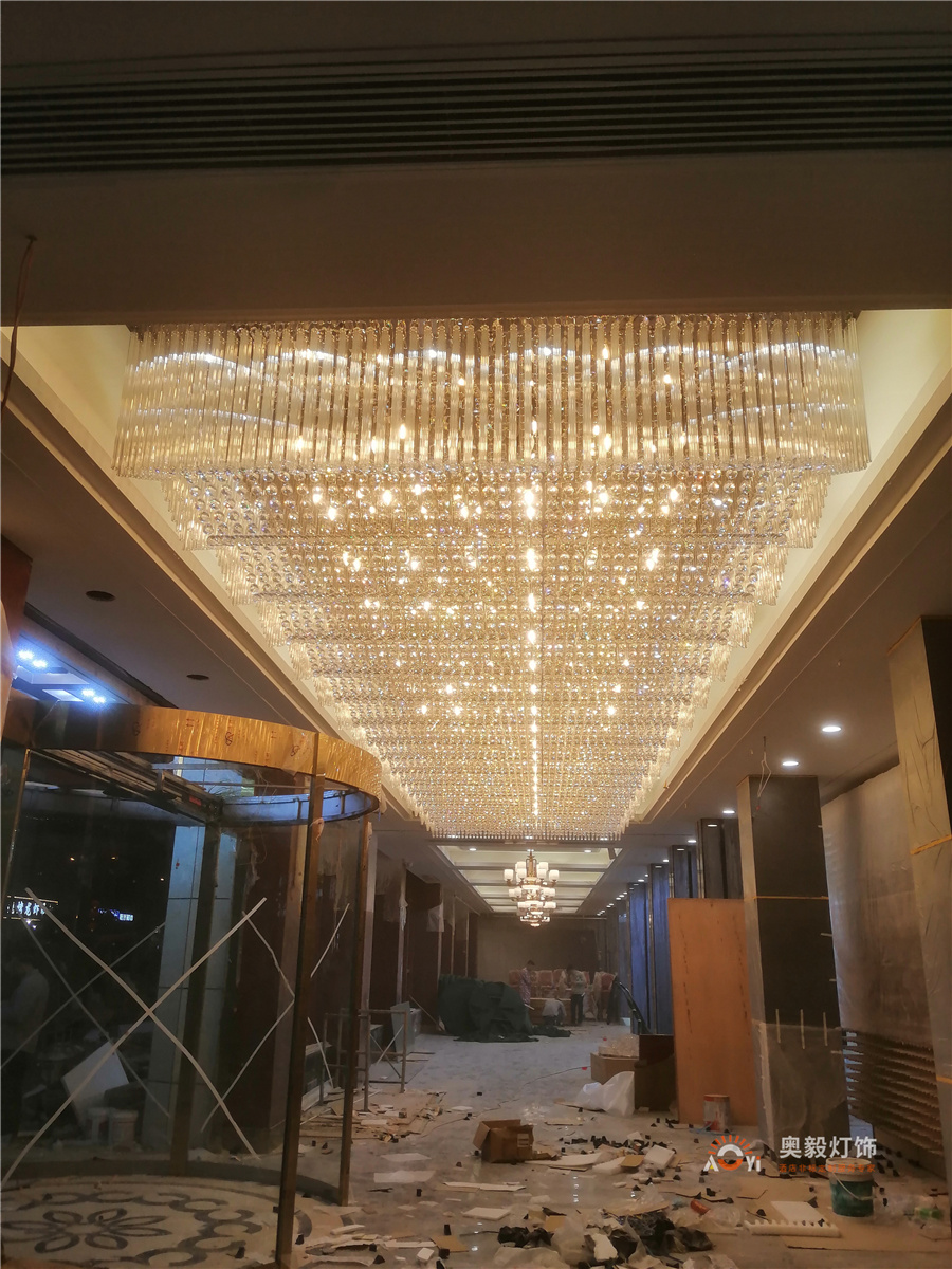 304am永利集团
工程案例 | 武汉汉口酒店大堂水晶灯